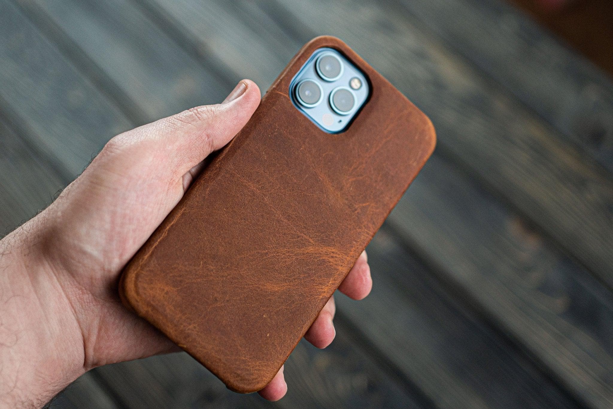 Leather iPhone 12 case